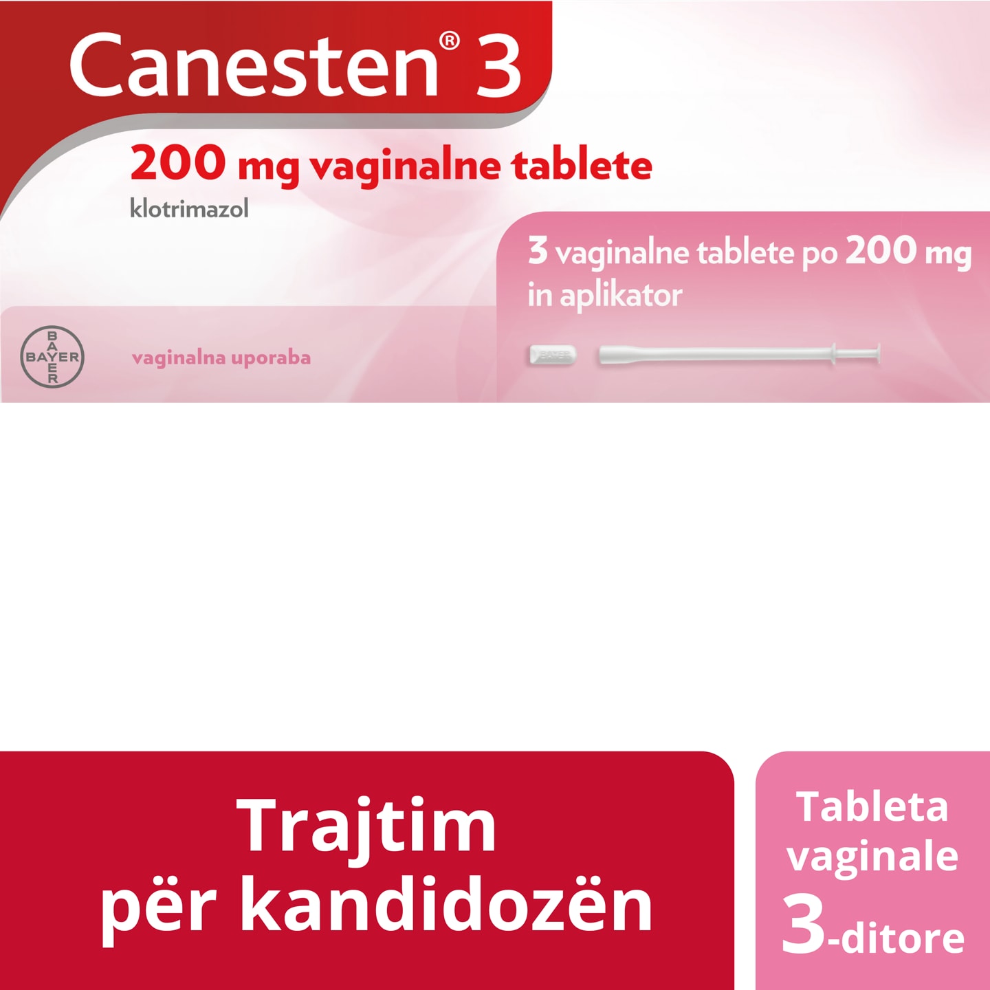 Canesten® 3 200 mg tableta vaginale 